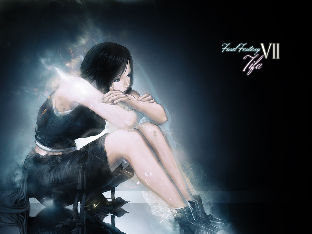 Gifdoozer tifa. Тифа Локхарт косплей Final Fantasy 7 Advent children. Обои тифа сидит